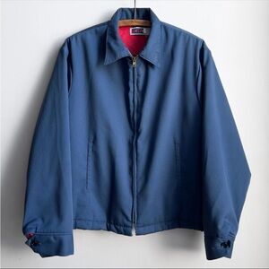 Vintage 1980s Big Mac Powder Blue Quilt Lined
Work Jacket